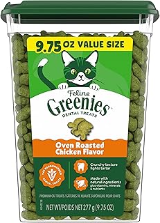 Greenies Cat Treats Feline Veterinarian-Recommended Adult