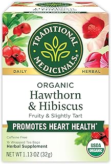 Traditional Medicinals Tea Organic Hawthorn &