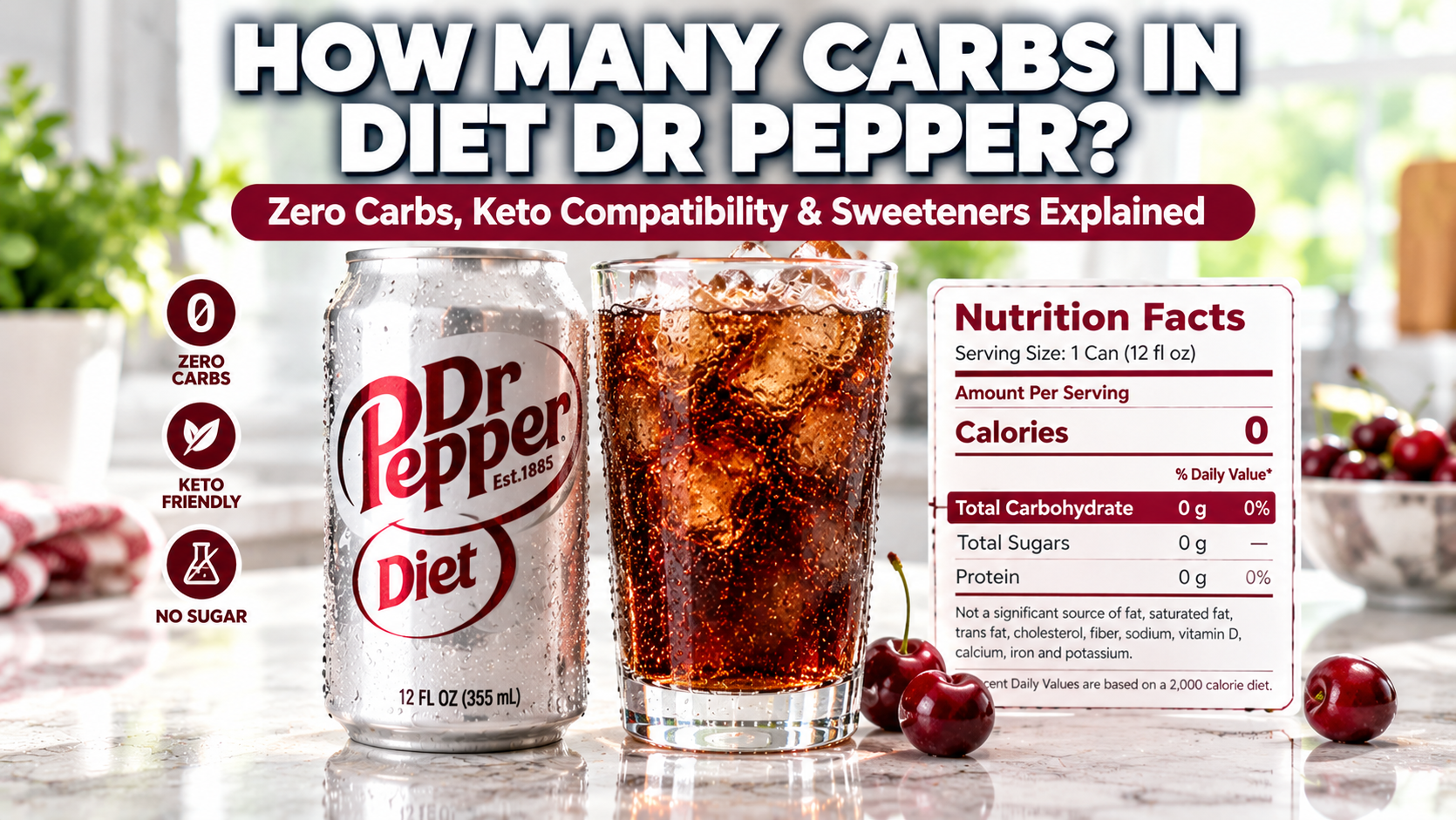 How Many Carbs In Diet Dr Pepper