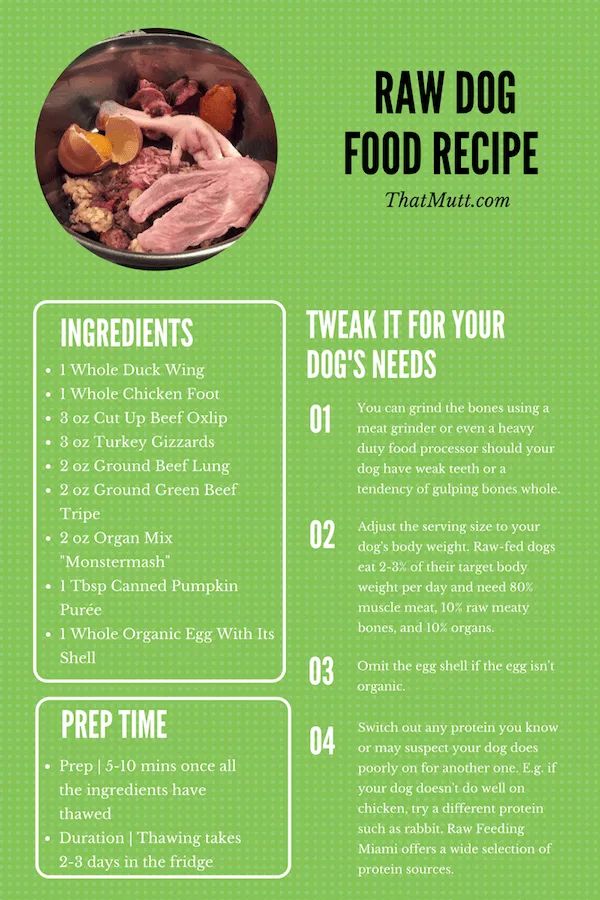 How To Make A Raw Food Diet For Dogs