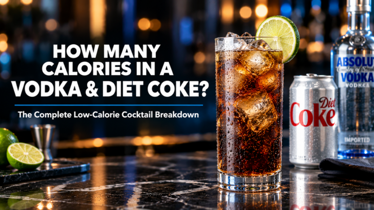 How Many Calories In A Vodka And Diet Coke