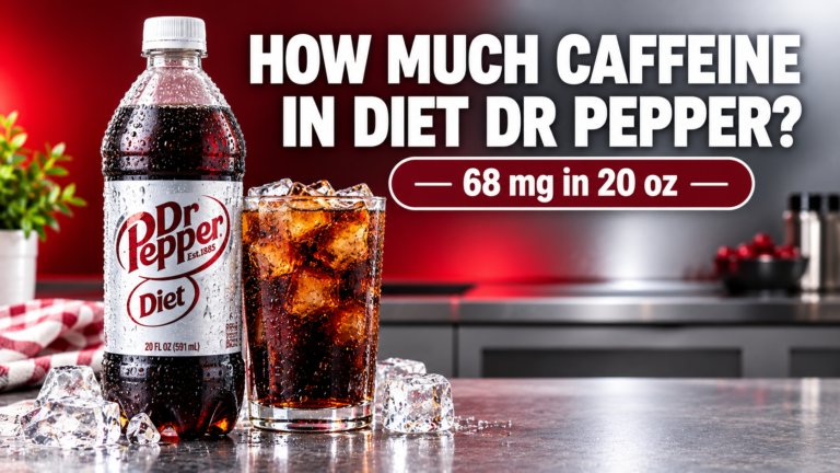 How Much Caffeine In Diet Dr Pepper 20 Oz
