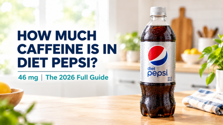 How Much Caffeine in Diet Pepsi 20 Oz