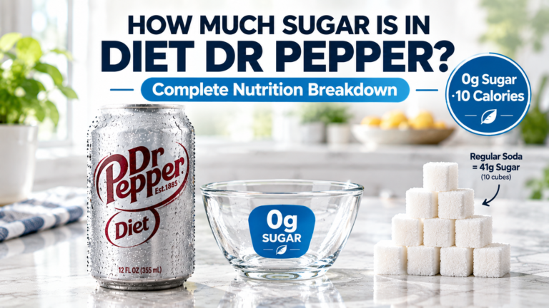 How Much Sugar Does A Diet Dr Pepper Have
