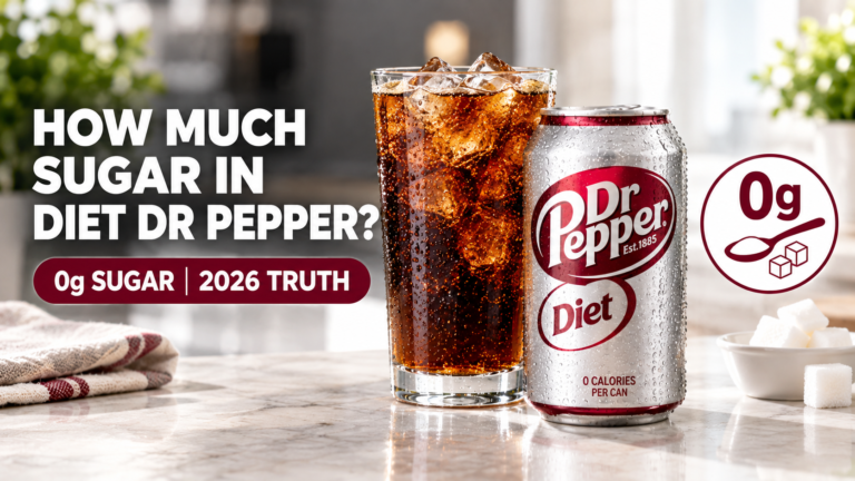 How Much Sugar In A Diet Dr Pepper