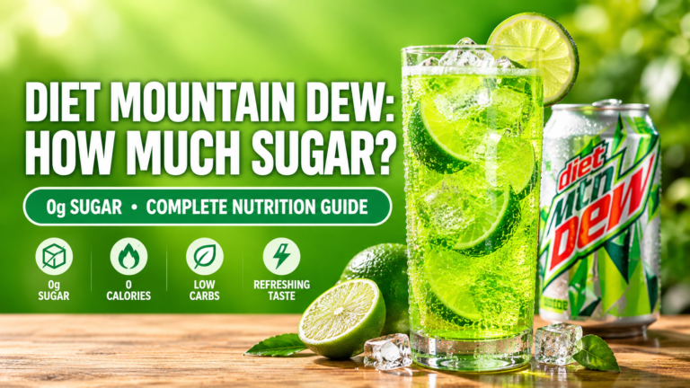 How Much Sugar Is In Diet Mountain Dew