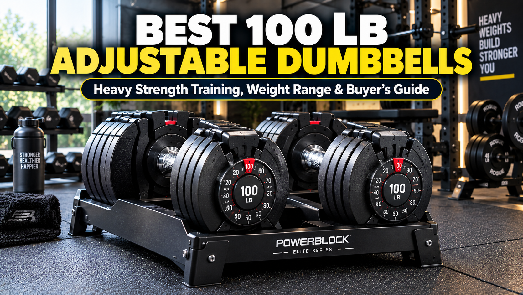 Best Adjustable Dumbbells 100 Lbs