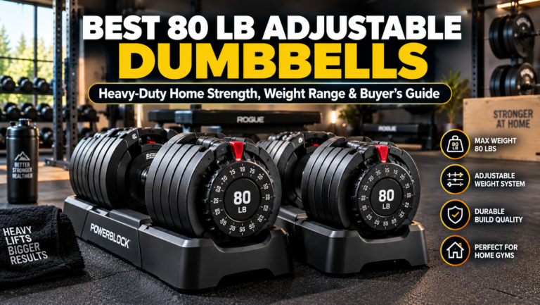Best Adjustable Dumbbells 80 Lbs