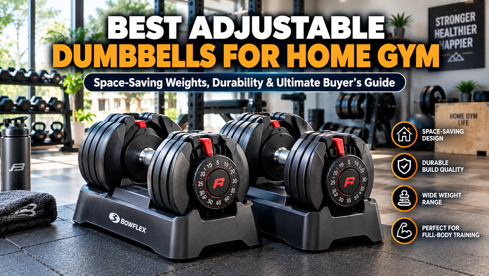 Best Adjustable Dumbbells For Home Gym
