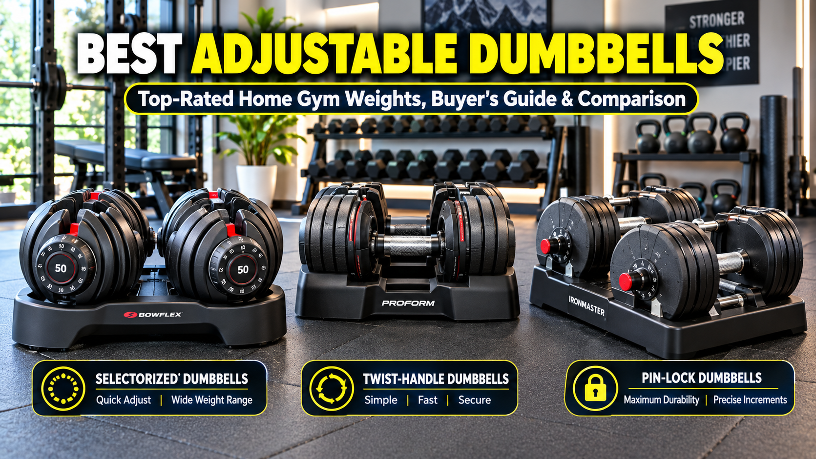 Best Adjustable Dumbbells